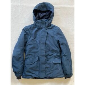 Mountain Warehouse Snow Parka Insulated Ski Board Coat  Womens 4 Blue Waterproof